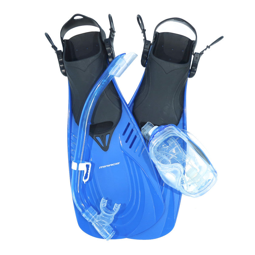 Neptune Snorkel Pack - Wide Mask with Purge Valve